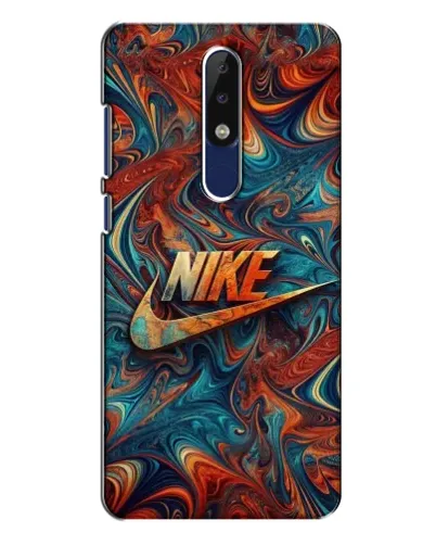 Чехол для Nokia 5.1 Plus (X5) с картинкой «Nike в абстракции» Чехол для Nokia 5.1 Plus (X5) с картинкой «Nike в абстракции»