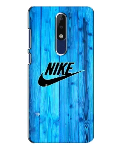 Чехол для Nokia 5.1 Plus (X5) с картинкой «Голубое дерево Nike» Чехол для Nokia 5.1 Plus (X5) с картинкой «Голубое дерево Nike»