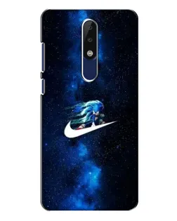 Чехол для Nokia 5.1 Plus (X5) с картинкой «Звездный путь Nike»