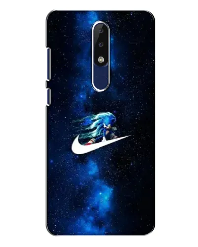 Чехол для Nokia 5.1 Plus (X5) с картинкой «Звездный путь Nike» Чехол для Nokia 5.1 Plus (X5) с картинкой «Звездный путь Nike»