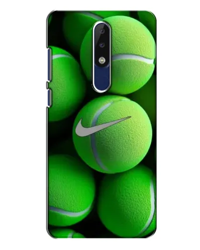 Чехол для Nokia 5.1 Plus (X5) с картинкой «Теннисные мячи Найк» Чехол для Nokia 5.1 Plus (X5) с картинкой «Теннисные мячи Найк»