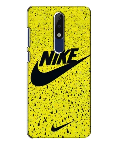 Чехол для Nokia 5.1 Plus (X5) с картинкой «Желтый текстурный Nike» Чехол для Nokia 5.1 Plus (X5) с картинкой «Желтый текстурный Nike»