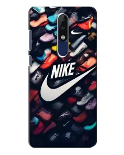 Чехол для Nokia 5.1 Plus (X5) с картинкой «Коллекция кроссовок Nike»