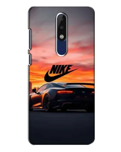 Чехол для Nokia 5.1 Plus (X5) с картинкой «Nike и суперкар» Чехол для Nokia 5.1 Plus (X5) с картинкой «Nike и суперкар»