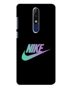 Чехол для Nokia 5.1 Plus (X5) с картинкой «Nike — городская ночь»