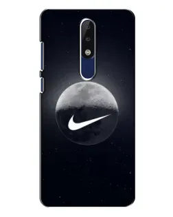 Чехол для Nokia 5.1 Plus (X5) с картинкой «Nike в стиле граффити»