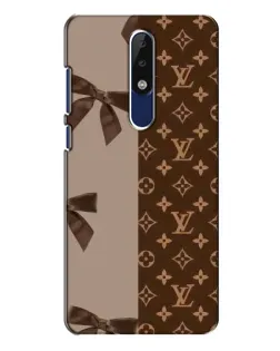 Чехол для Nokia 5.1 Plus (X5) с картинкой «Louis Vuitton — банты»