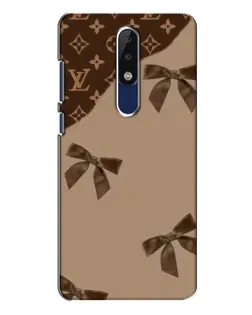Чехол для Nokia 5.1 Plus (X5) с картинкой «LV — кофейный атлас»