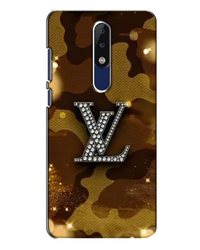 Чехол для Nokia 5.1 Plus (X5) с картинкой «Камуфляжный Louis Vuitton»