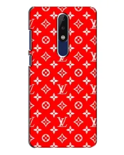 Чехол для Nokia 5.1 Plus (X5) с картинкой «Яркий паттерн LV»