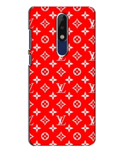 Чехол для Nokia 5.1 Plus (X5) с картинкой «Яркий паттерн LV»