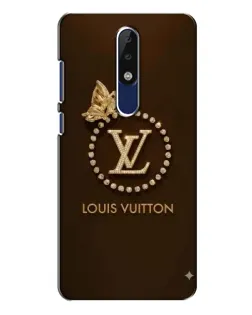 Чехол для Nokia 5.1 Plus (X5) с картинкой «LV — золотая печать»