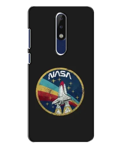 Чехол для Nokia 5.1 Plus (X5) с картинкой «NASA — эмблема миссии» Чехол для Nokia 5.1 Plus (X5) с картинкой «NASA — эмблема миссии»