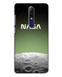 Чехол для Nokia 5.1 Plus (X5) с картинкой «NASA — лунный градиент»