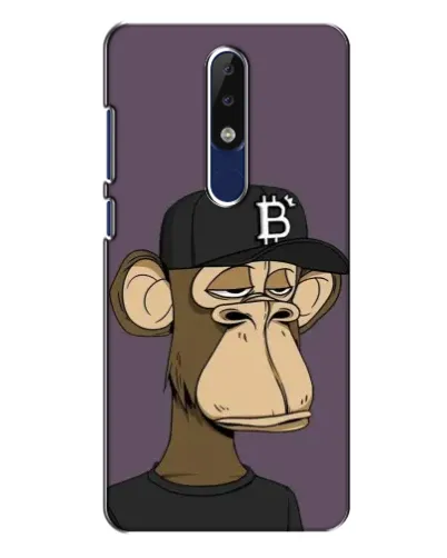 Чехол для Nokia 5.1 Plus (X5) с картинкой «Bored Ape в кепке» Чехол для Nokia 5.1 Plus (X5) с картинкой «Bored Ape в кепке»