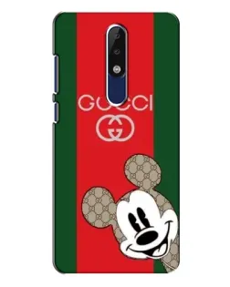Чохол для Nokia 5.1 Plus (X5) з картинкою «Gucci — смуги та Міккі»