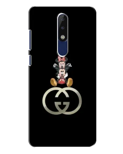 Чохол для Nokia 5.1 Plus (X5) з картинкою «Мінні Маус на лого»