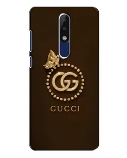 Чохол для Nokia 5.1 Plus (X5) з картинкою «Gucci — золотий метелик»