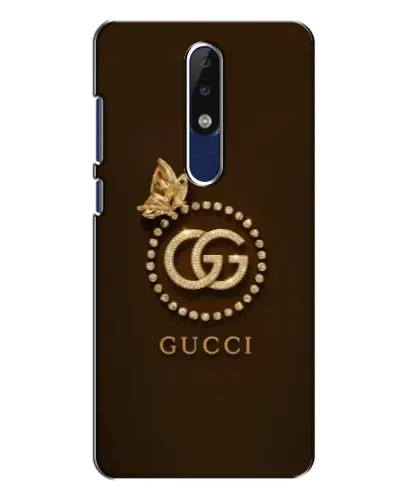 Чохол для Nokia 5.1 Plus (X5) з картинкою «Gucci — золотий метелик»