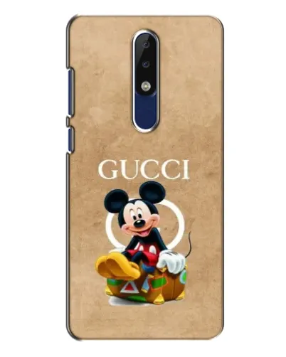 Чохол для Nokia 5.1 Plus (X5) з картинкою «Міккі Маус Gucci — крафт»