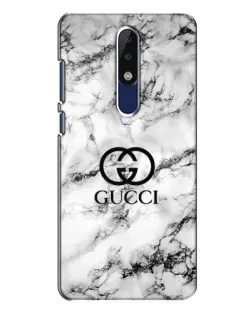 Чохол для Nokia 5.1 Plus (X5) з картинкою «Gucci — мармуровий шик»