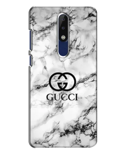 Чохол для Nokia 5.1 Plus (X5) з картинкою «Gucci — мармуровий шик»