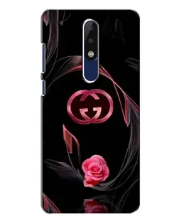 Чохол для Nokia 5.1 Plus (X5) з картинкою «Gucci — неонова троянда»