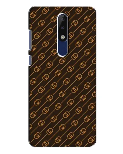Чохол для Nokia 5.1 Plus (X5) з картинкою «Gucci — золоті діагоналі»