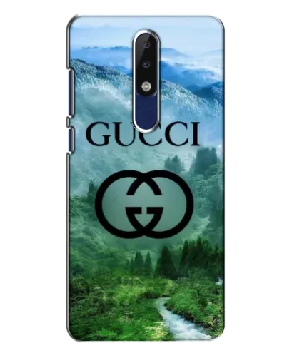 Чохол для Nokia 5.1 Plus (X5) з картинкою «Gucci — гірський пейзаж»