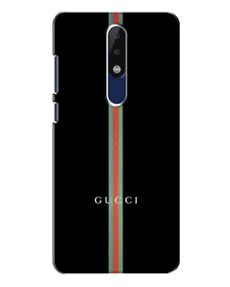 Чехол для Nokia 5.1 Plus (X5) с картинкой «Gucci — строгая линия»