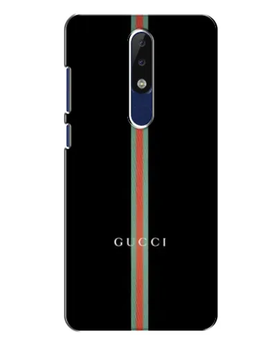 Чехол для Nokia 5.1 Plus (X5) с картинкой «Gucci — строгая линия» Чехол для Nokia 5.1 Plus (X5) с картинкой «Gucci — строгая линия»