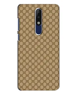Чехол для Nokia 5.1 Plus (X5) с картинкой «Gucci — классический беж»