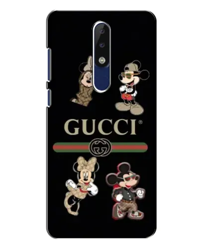 Чехол для Nokia 5.1 Plus (X5) с картинкой «Gucci — герои Disney и монограмма» Чехол для Nokia 5.1 Plus (X5) с картинкой «Gucci — герои Disney и монограмма»