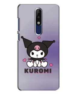 Чохол для Nokia 5.1 Plus (X5) з картинкою «Kuromi — фіолетовий арт»