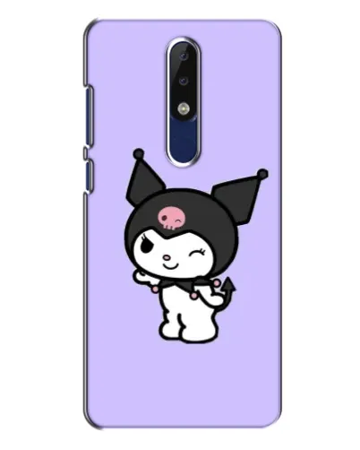 Чохол для Nokia 5.1 Plus (X5) з картинкою «Класична Kuromi» Чохол для Nokia 5.1 Plus (X5) з картинкою «Класична Kuromi»