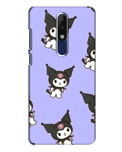 Чохол для Nokia 5.1 Plus (X5) з картинкою «Паттерн з Kuromi» Чохол для Nokia 5.1 Plus (X5) з картинкою «Паттерн з Kuromi»