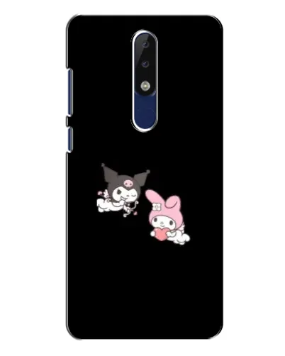 Чохол для Nokia 5.1 Plus (X5) з картинкою «My Melody та Kuromi» Чохол для Nokia 5.1 Plus (X5) з картинкою «My Melody та Kuromi»