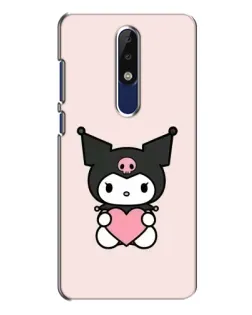 Чохол для Nokia 5.1 Plus (X5) з картинкою «Kuromi та серце»