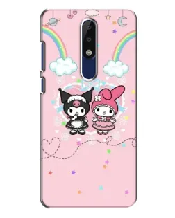 Чохол для Nokia 5.1 Plus (X5) з картинкою «My Melody та Kuromi»