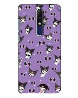 Чохол для Nokia 5.1 Plus (X5) з картинкою «Kuromi — патерн»