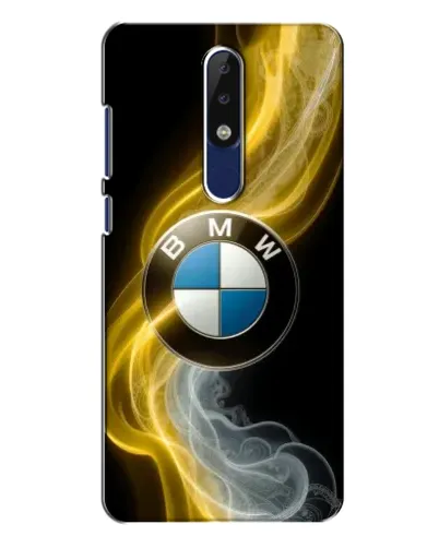 Чохол для Nokia 5.1 Plus (X5) з картинкою «Золотистий дим BMW»