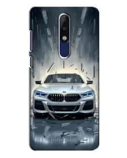 Чохол для Nokia 5.1 Plus (X5) з картинкою «BMW у світлі фар»