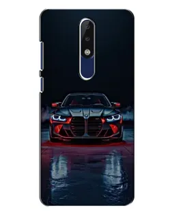Чохол для Nokia 5.1 Plus (X5) з картинкою «BMW на мокрій дорозі»