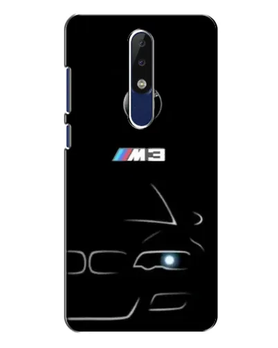 Чохол для Nokia 5.1 Plus (X5) з картинкою «Мінімалістичний принт BMW M3»