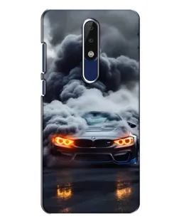 Чохол для Nokia 5.1 Plus (X5) з картинкою «BMW у диму»