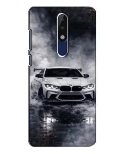 Чохол для Nokia 5.1 Plus (X5) з картинкою «BMW крізь туман»