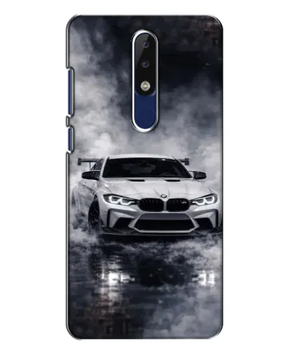 Чохол для Nokia 5.1 Plus (X5) з картинкою «BMW крізь туман»