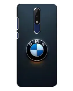 Чохол для Nokia 5.1 Plus (X5) з картинкою «Логотип BMW — мінімалізм»