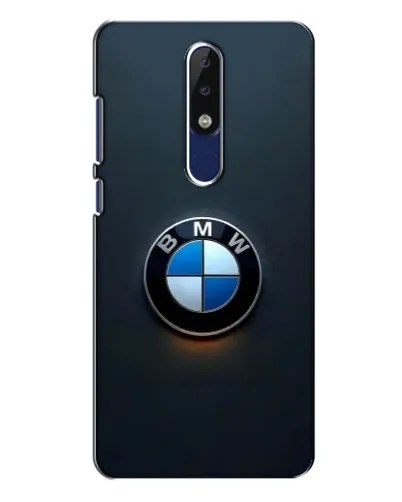 Чохол для Nokia 5.1 Plus (X5) з картинкою «Логотип BMW — мінімалізм»