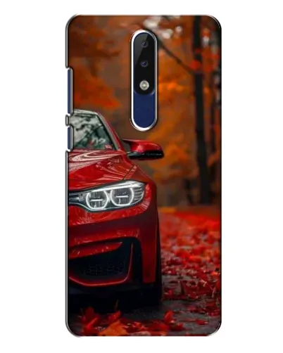 Чохол для Nokia 5.1 Plus (X5) з картинкою «Осіння BMW M4»